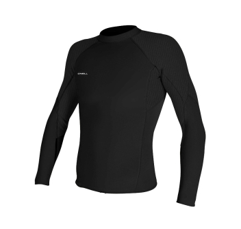 O'NEILL HYPERFREAK 1.5MM LONG SLEEVE TOP BLACK