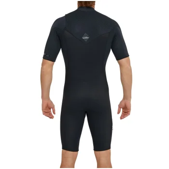 O'NEILL HYPERFREAK SHORT SLEEVE SPRINGSUIT 2MM CHEST ZIP BLACK