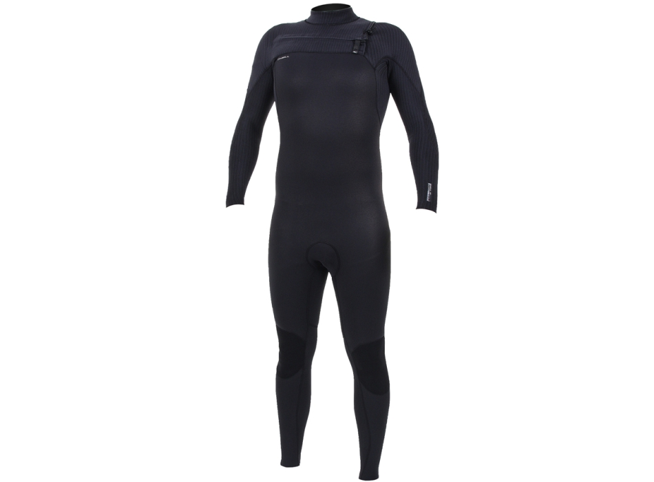 O'NEILL HYPERFREAK 3/2+ FULL WETSUIT CHEST ZIP BLACK