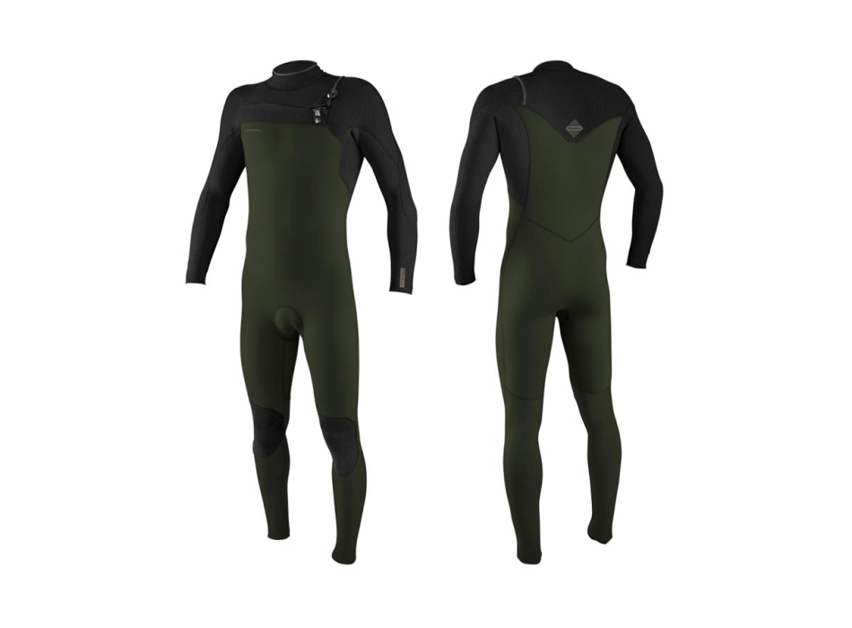 O'NEILL HYPERFREAK 4/3+ FULL WETSUIT CHEST ZIP BLACK ABYSS 2019