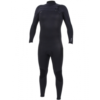 O'NEILL WETSUIT HYPERFREAK 5/4+ CHEST ZIP BLACK