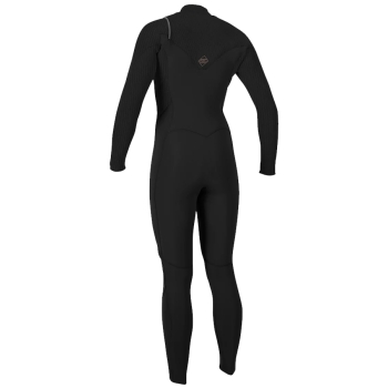 O'NEILL HYPERFREAK 5/4+ WOMEN WETSUIT CHEST ZIP BLACK