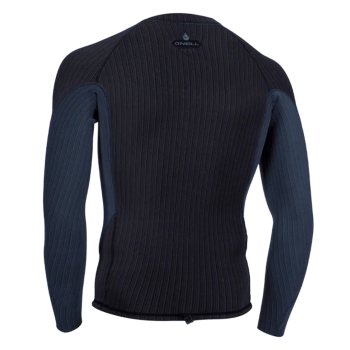 O'NEILL HYPERFREAK COMP-X 2MM LONG SLEEVE TOP BLACK CADET