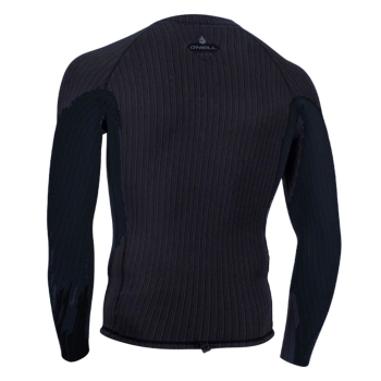 O'NEILL HYPERFREAK COMP-X 2MM LONG SLEEVE TOP BLACK CADET
