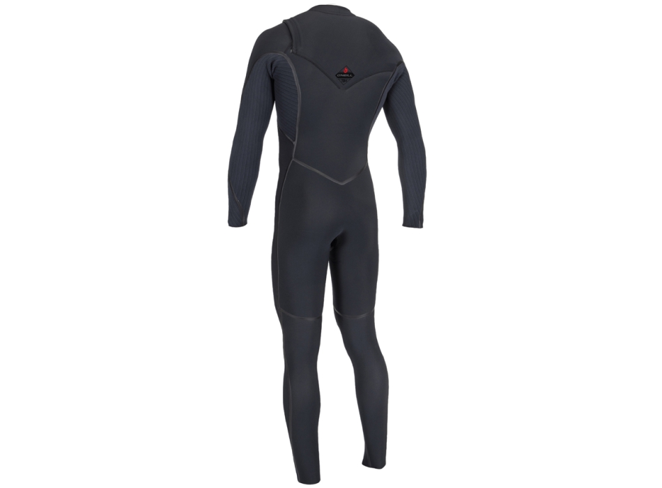 O'NEILL WETSUIT HYPERFREAK FIRE 5/4 CHEST ZIP BLACK