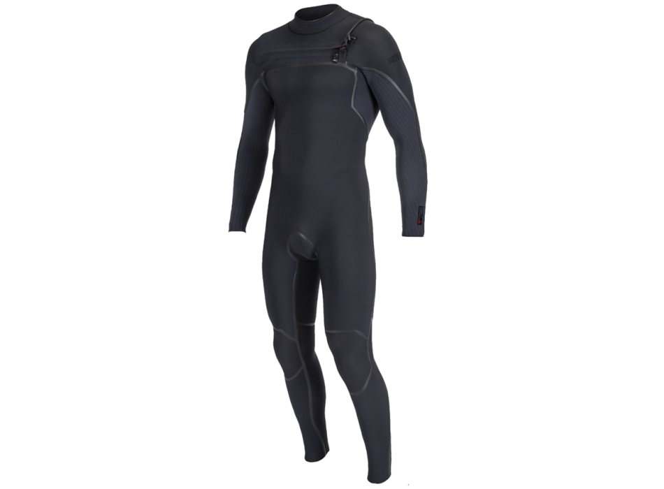 O'NEILL WETSUIT HYPERFREAK FIRE 5/4 CHEST ZIP BLACK