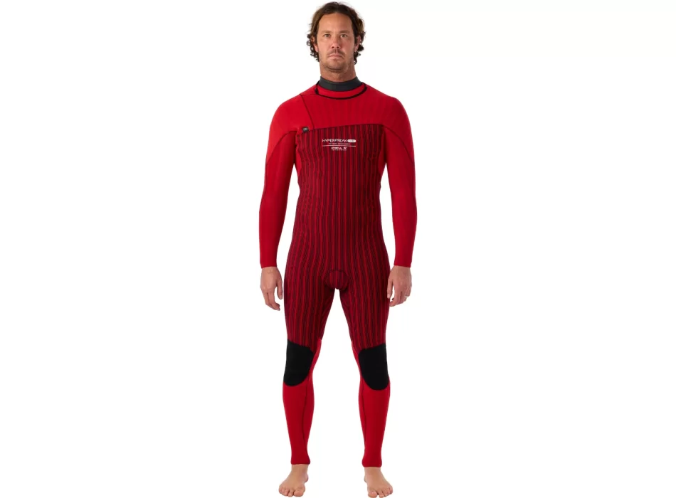 O'NEILL WETSUIT HYPERFREAK FIRE 5/4+ CHEST ZIP BLACK