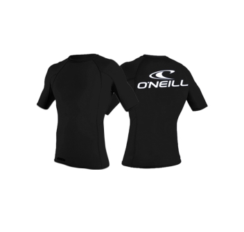 O'NEILL RENTAL RASH GUARD 50+ S/S BLACK