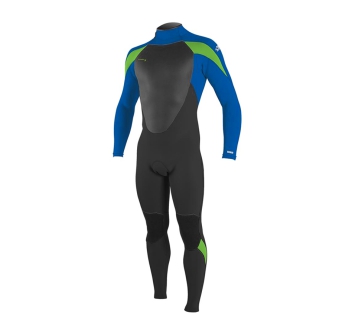 O'NEILL YOUTH EPIC 3/2 FULL WETSUIT CHEST ZIP  BLACK ULTRABLUE 