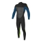 O'NEILL YOUTH EPIC 5/4 FULL WETSUIT CHEST ZIP  BLACK ULTRABLUE 