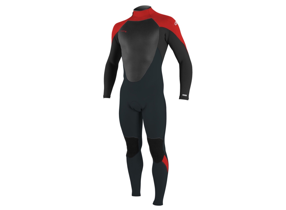 O'NEILL YOUTH EPIC 5/4 FULL WETSUIT BACK ZIP GUNMETAL RED