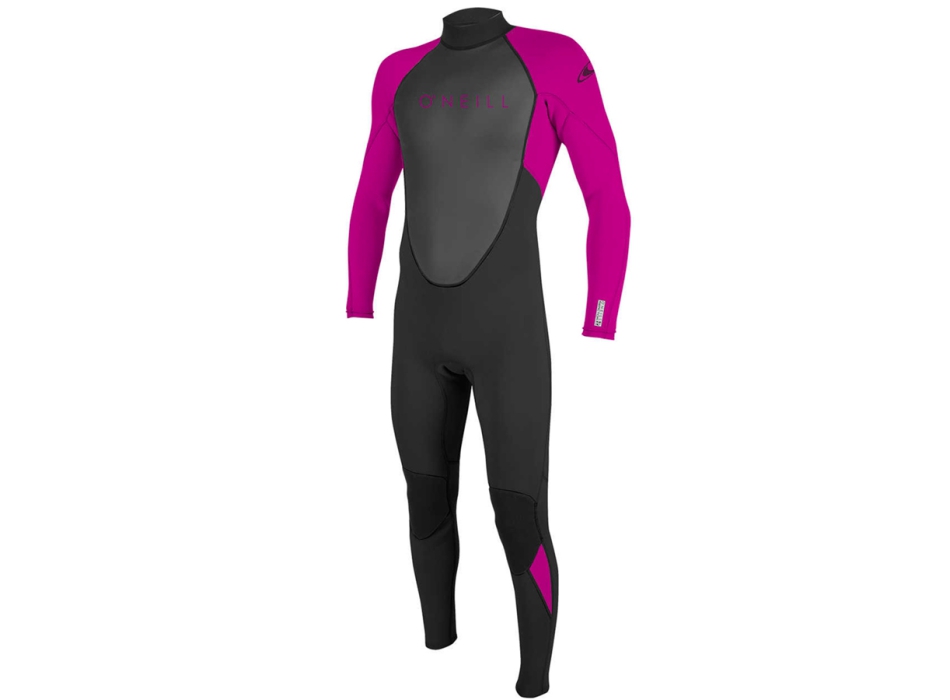 O'NEILL YOUTH REACTOR II 3/2 MM BACK ZIP FULL WETSUIT BLACK BERRY