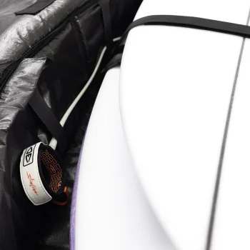 OCEAN & EARTH 6'4" HYPA DOUBLE COFFIN SHORTBOARD FISH TRAVEL COVER KHAKI