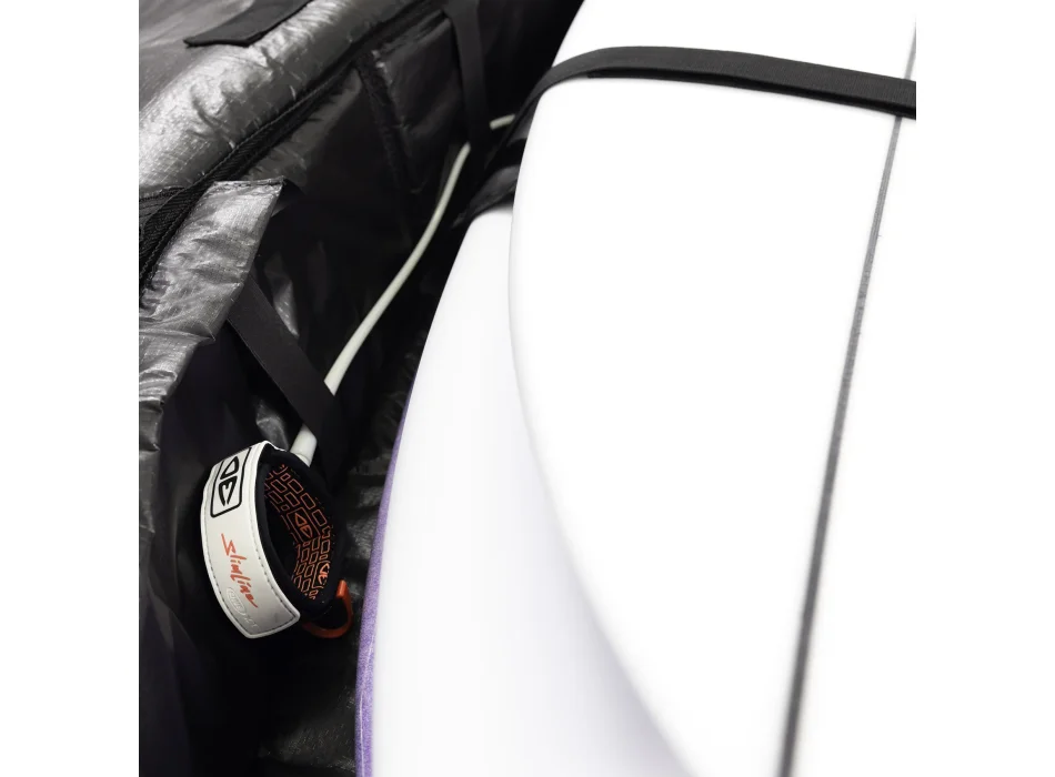 OCEAN & EARTH 6'4" HYPA DOUBLE COFFIN SHORTBOARD FISH TRAVEL COVER KHAKI