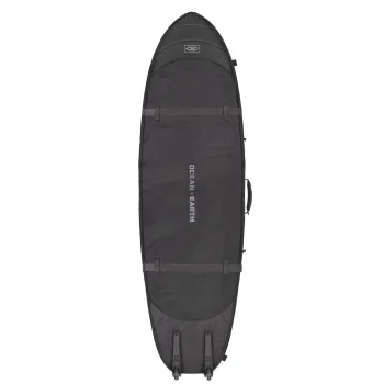 OCEAN & EARTH 6'4" HYPA TRIPLE COFFIN TRAVEL COVER WHEEL 3 BOARDS