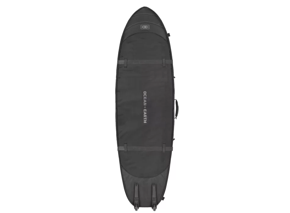 OCEAN & EARTH 6'8" HYPA TRIPLE COFFIN TRAVEL COVER WHEEL 3 BOARDS