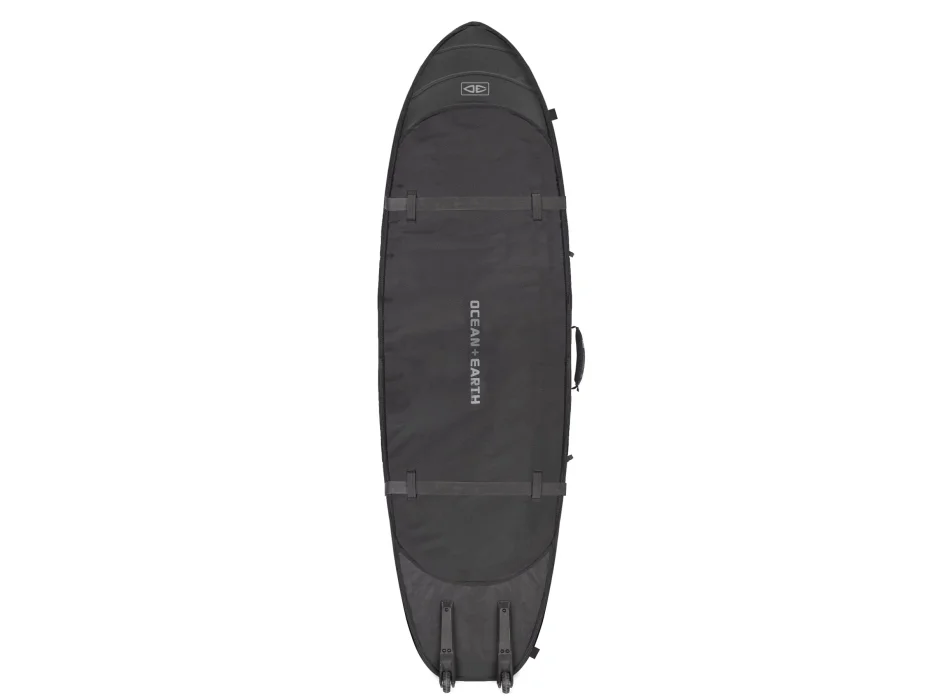 OCEAN & EARTH APEX 7'0" FISH/SHORTBOARD TRAVEL COVER 3 BOARDS WHEELIE