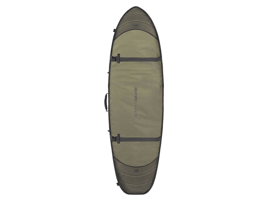 OCEAN & EARTH 7'0" HYPA TRIPLE COFFIN TRAVEL COVER WHEEL 3 BOARDS