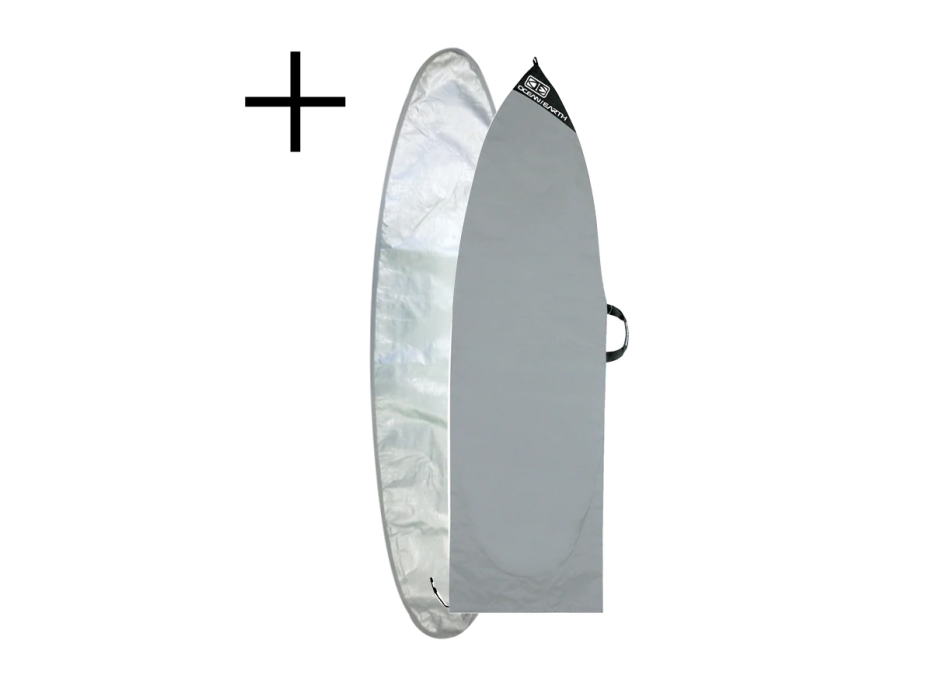 OCEAN & EARTH QUAD COFFIN SHORTBOARD COVER 7'0"