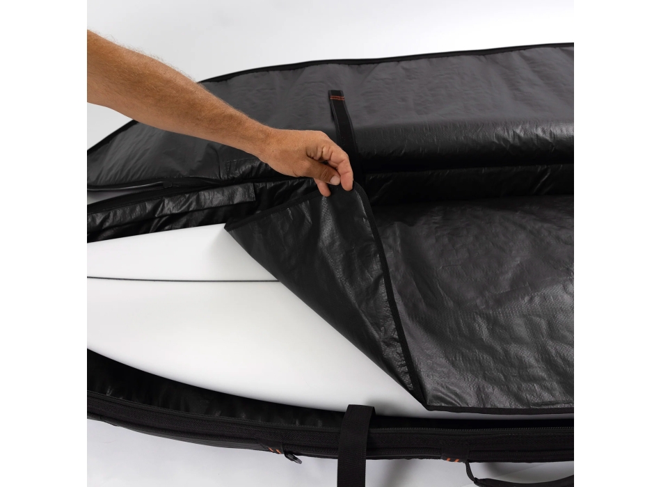 OCEAN & EARTH 7'6" HYPA QUAD COFFIN TRAVEL COVER WHEEL 4 BOARDS