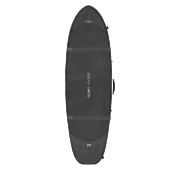 OCEAN & EARTH 7'6" HYPA QUAD COFFIN TRAVEL COVER WHEEL 4 BOARDS