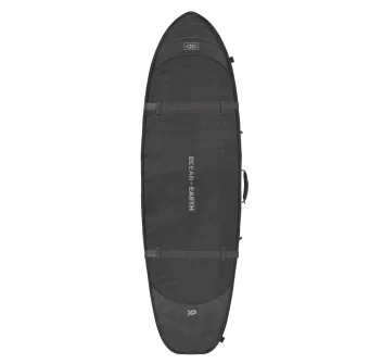 OCEAN & EARTH 7'6" HYPA QUAD COFFIN TRAVEL COVER WHEEL 4 BOARDS