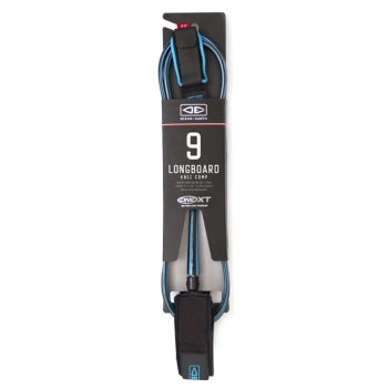 OCEAN & HEART LONGBOARD KNEE COMP LEASH 9'0" BLACK LEASH 