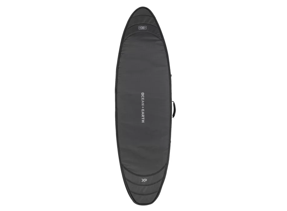 OCEAN & EARTH DOUBLE COMPACT HYPA SHORTBOARD TRAVEL COVER 2 BOARDS