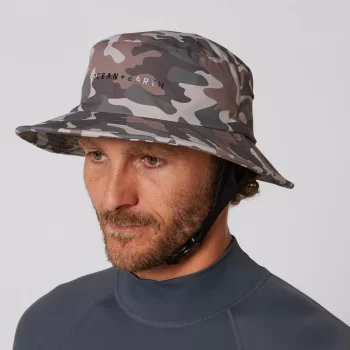OCEAN & EARTH INDO STIFF PEAK SURF HAT OLIVE
