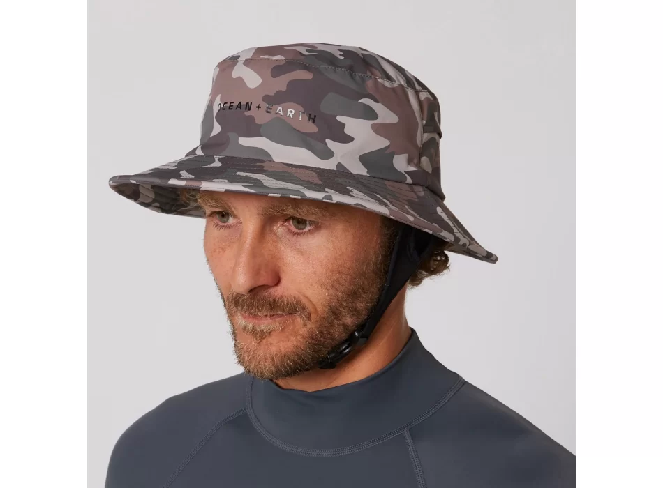 OCEAN & EARTH INDO STIFF PEAK SURF HAT OLIVE