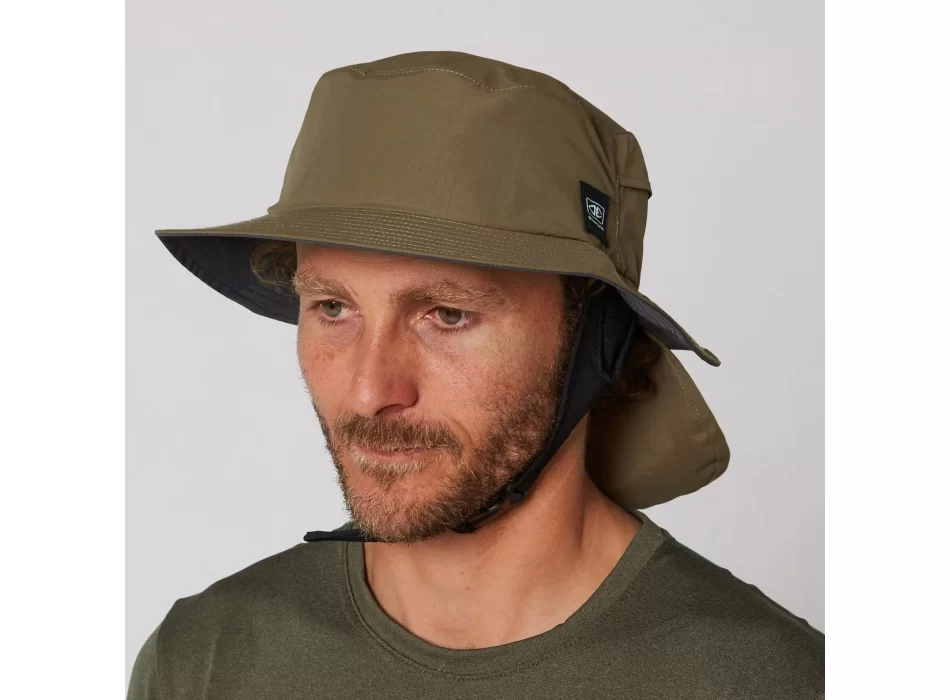 OCEAN & EARTH INDO STIFF PEAK SURF HAT OLIVE