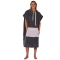 OCEAN & EARTH LADIES DAYDREAM HOODED PONCHO CHARCOAL
