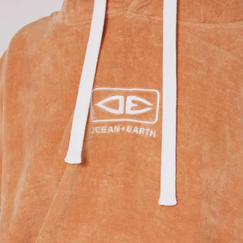 OCEAN & EARTH LADIES HOODED PONCHO CLAY