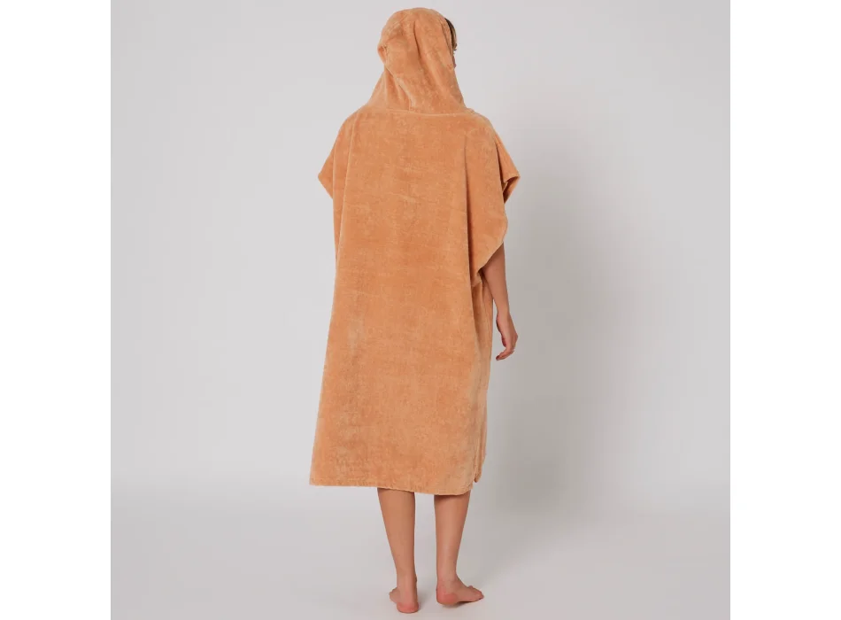 OCEAN & EARTH LADIES HOODED PONCHO CLAY