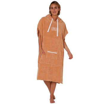 OCEAN & EARTH LADIES HOODED PONCHO CLAY