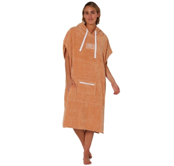 OCEAN & EARTH LADIES HOODED PONCHO CLAY