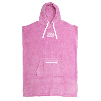 OCEAN & EARTH LADIES HOODED PONCHO MUSK PINK