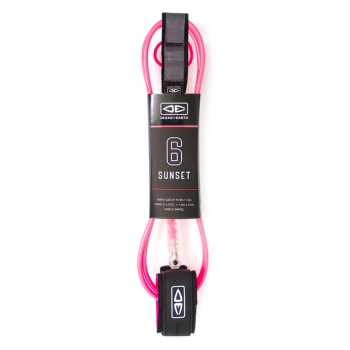 OCEAN & HEART 6'0" LEASH SUNSET MOULDED