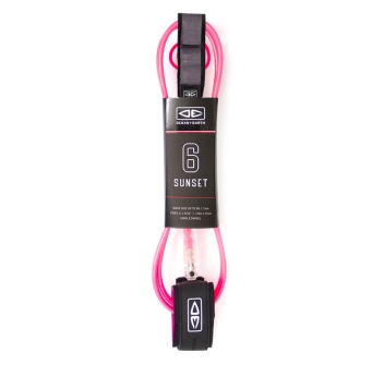 OCEAN & HEART 6'0" LEASH SUNSET MOULDED