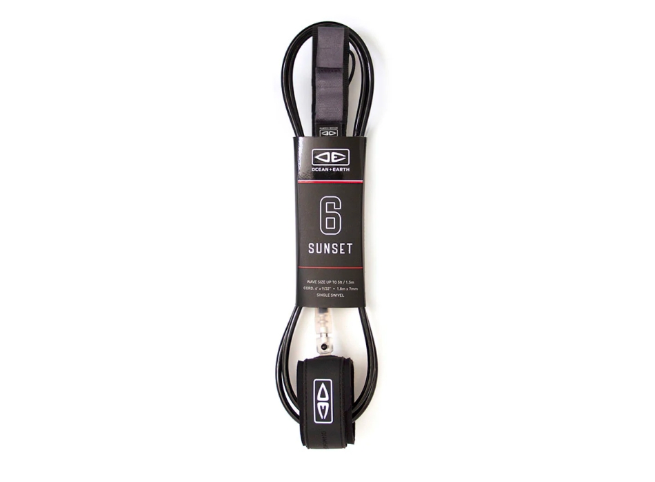 OCEAN & HEART 6'0" LEASH SUNSET MOULDED