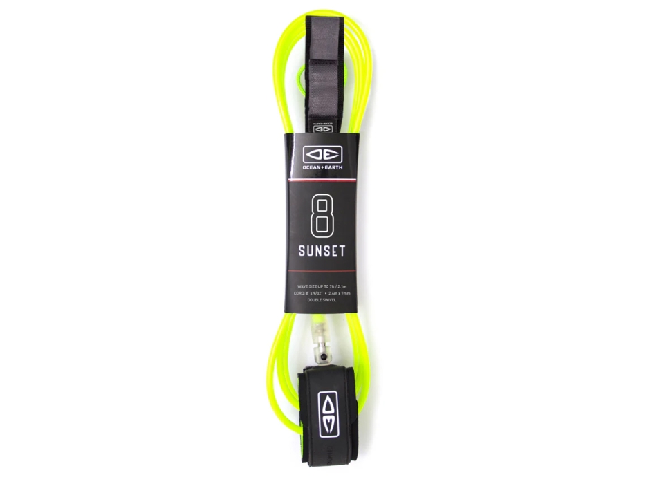 OCEAN & HEART SUNSET 8'0" MOULDED LEASH 