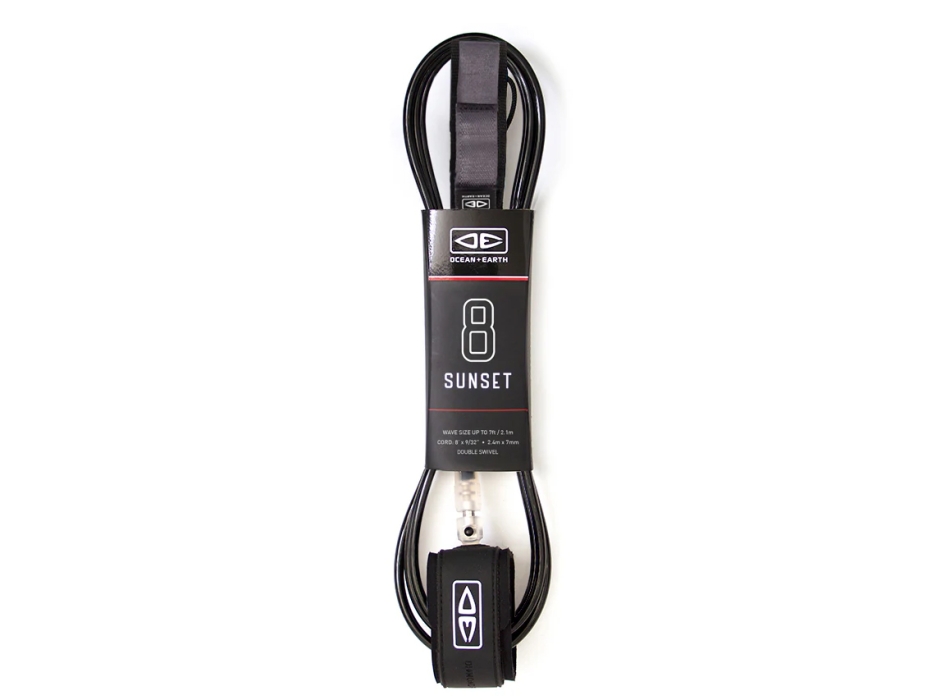 OCEAN & HEART SUNSET 8'0" MOULDED LEASH 