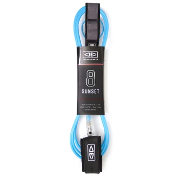 OCEAN & HEART SUNSET 8'0" MOULDED LEASH 