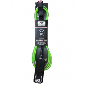 OCEAN & HEART REGULAR KNEE LONGBOARD 9'0"BLACK LEASH 