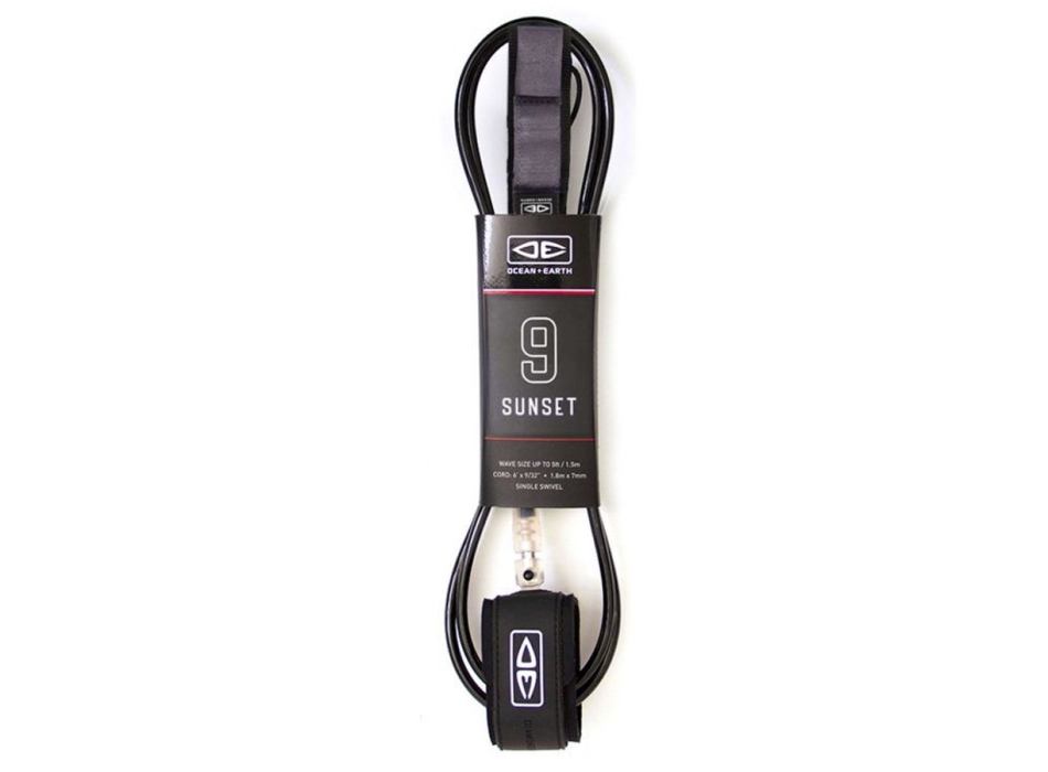 OCEAN & HEART SUNSET 9'0" MOULDED LEASH 