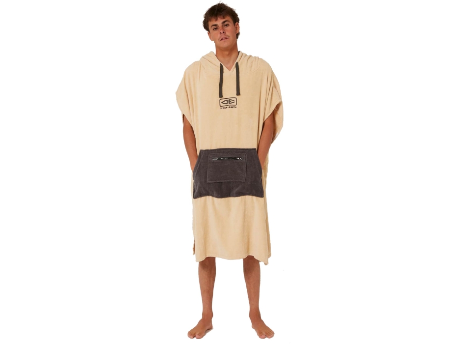 OCEAN & EARTH PONCHO DAYBREAK BEIGE
