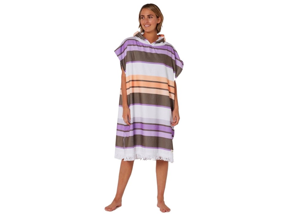 OCEAN & EARTH PONCHO LADIES SUNKISSED APRICOT BLUSH