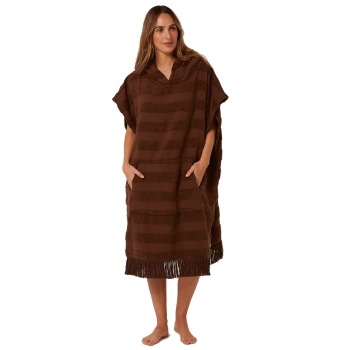 OCEAN & EARTH PONCHO LADIES LAYZ COCOA