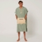 OCEAN & EARTH DAY BREAK PONCHO SAGE