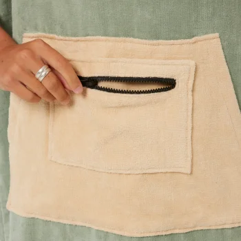 OCEAN & EARTH DAY BREAK PONCHO ASPHALT